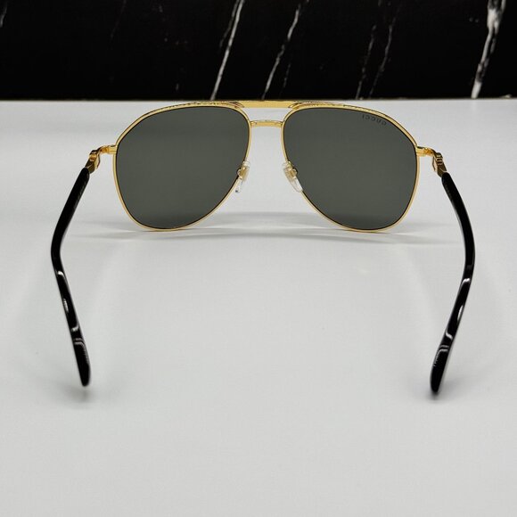 NEW GUCCI BLACK GOLD UNISEX SUNGLASSES GUCCI GG1220S 001 main image 2